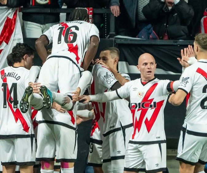 Rayo Vallecano Masuk 10 Besar Klasemen La Liga Usai Menundukkan Celta Vigo 2-1 di Stadion Vallecas