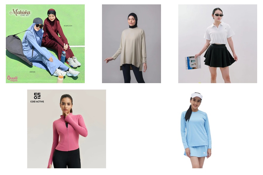 Adem & Gerak Bebas di Lapangan! Ini 10 Outfit Padel Perempuan yang Lagi Tren