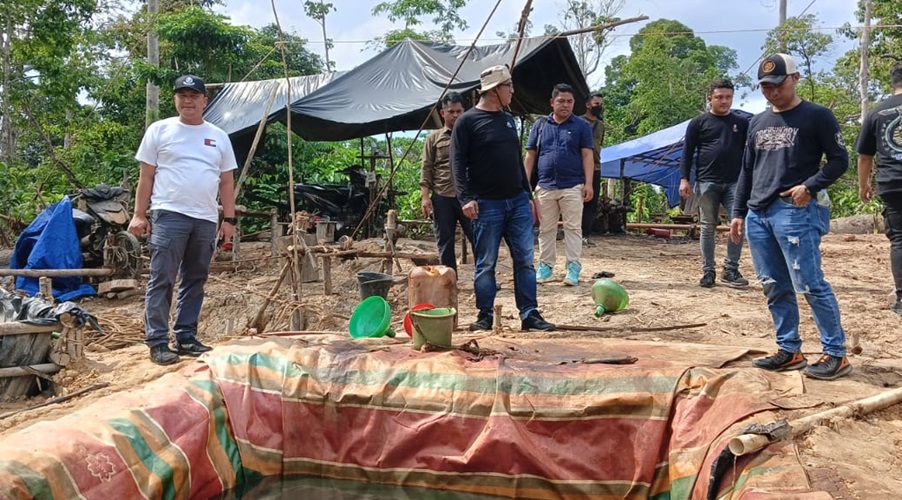 Puluhan Sumur Minyak Ilegal Rambah kawasan Hutan Harapan PT Reki, Beraktivitas Sejak 2023