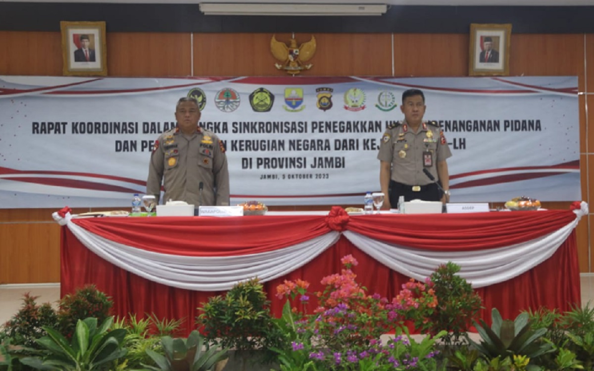 Kejahatan SDA dan LH di Provinsi Jambi Jadi Perhatian Kemenkopolhukam