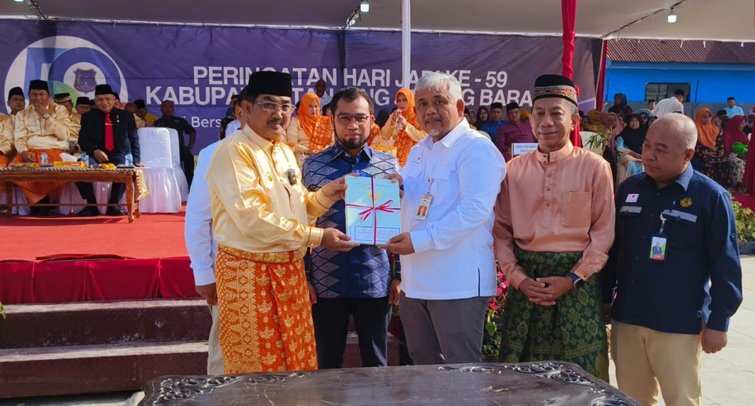 Di Hari Jadi ke-59, Tanjab Barat Terima CSR Puluhan Milyar dari SKK Migas - PetroChina 