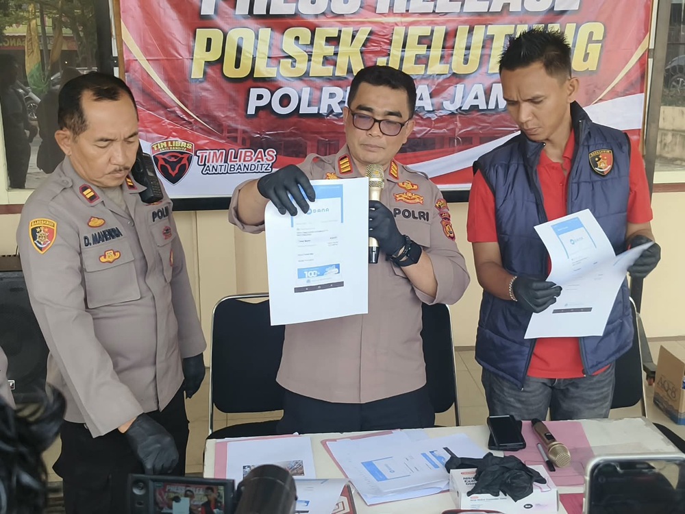 Sudah 21 Kali Beraksi! Polsek Jelutung Tangkap 2 Pelaku Penipuan yang Sasar Loket BRILink