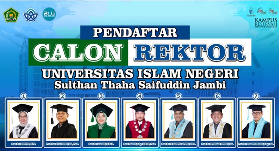 Ini Nama-nama 7 Guru Besar Pendaftar Bakal Calon Rektor UIN Jambi