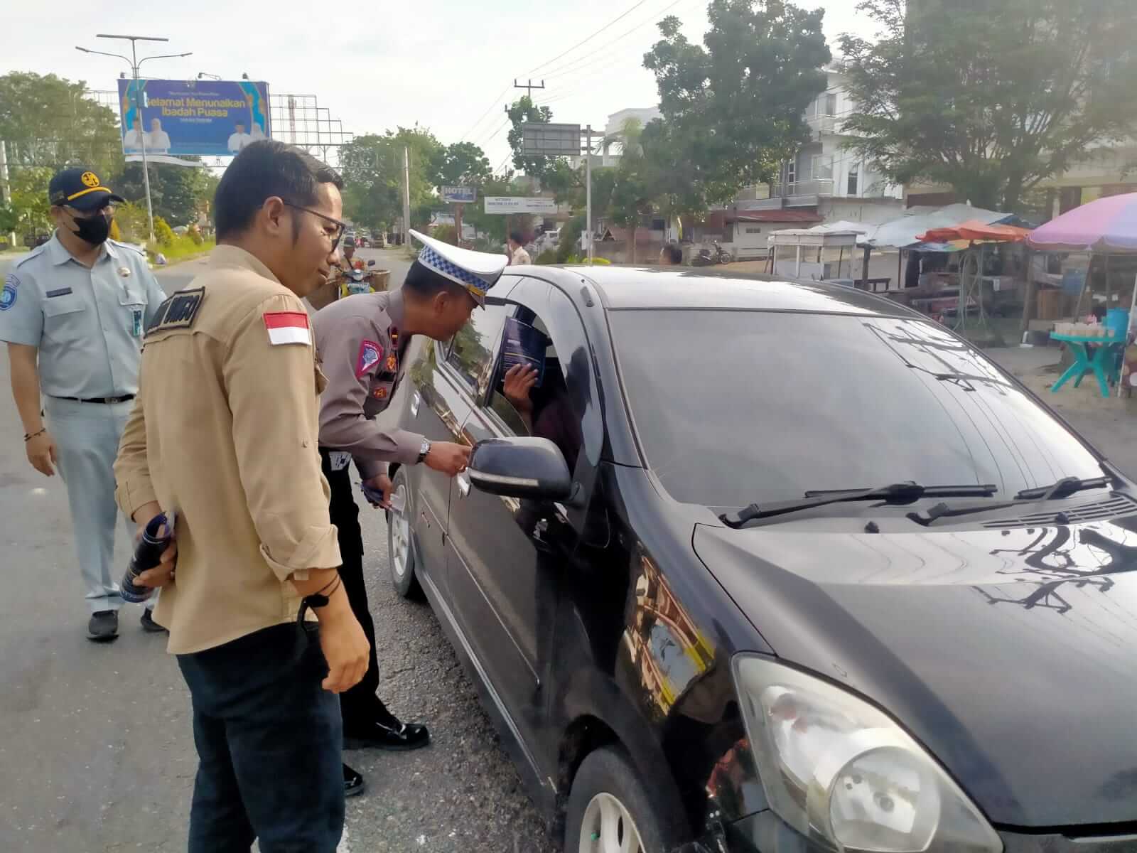 Razia Gabungan Kendaraan,  Samsat Bungo Himbau Pemutihan Pajak Kendaraan 