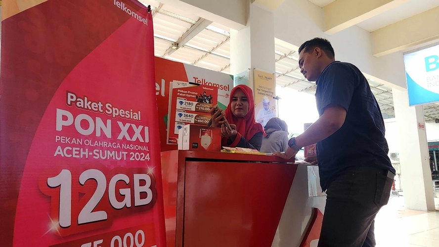 Telkomsel Hadirkan 5G untuk Sukseskan PON XXI Aceh-Sumut 2024