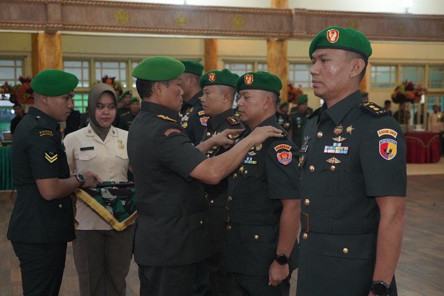 Ini Nama Kasrem dan 2 Dandim Wilayah Korem 042/Gapu yang Baru