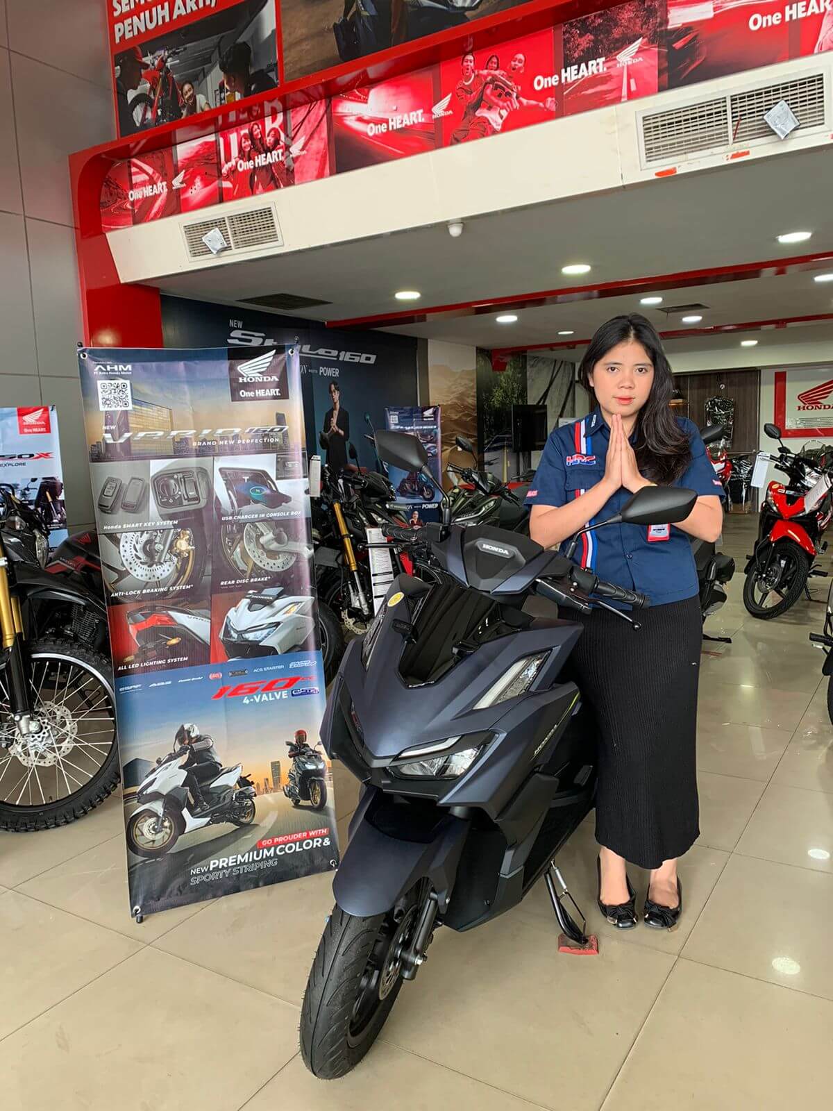 Semakin Segar dan Sporty, Honda Vario 160 dengan Warna Terbaru telah Mengaspal di Jambi