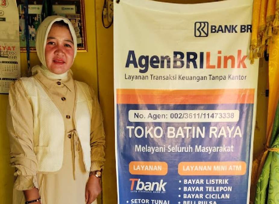 Permudah Tarik Tunai di Desa, Brilink Batin Raya juga Layani Penarikan Bantuan PKH 