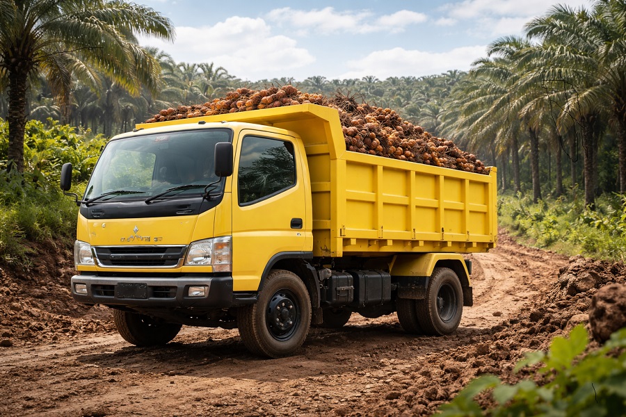 Tak Takut Medan Berat, Ini Tipe Mitsubishi Canter yang Cocok untuk Angkut Sawit