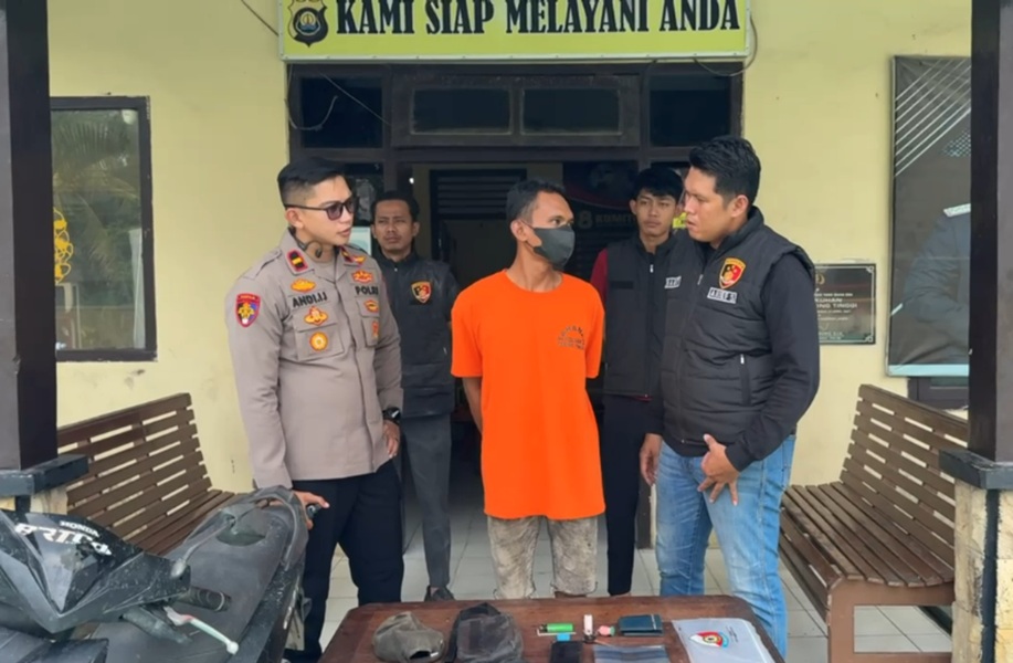 Nekat! Demi Beli Sabu, Warga Alam Barajo Ini Curi Sepeda Motor di Kecamatan Tebing Tinggi