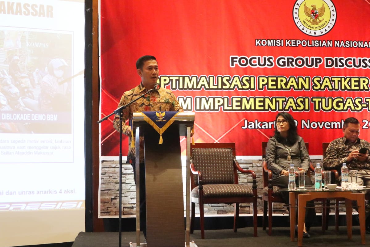 Bicara Tentang Bhabinkamtibmas di FGD Kompolnas Jakarta, Ini yang Disampaikan Kapolda Jambi