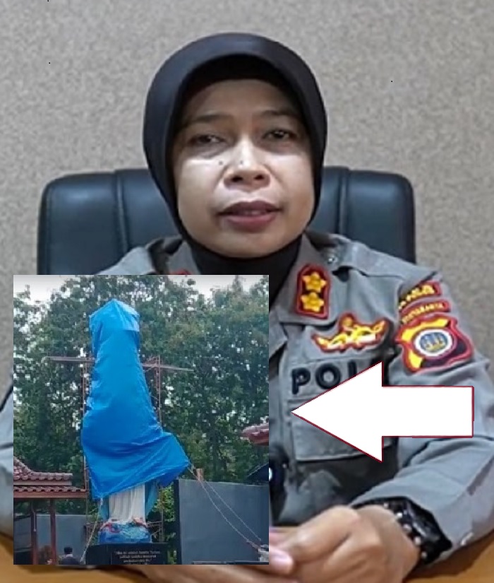 Viral Patung Bunda Maria Ditutup Terpal, Kapolres Kulon Progo Dicopot 