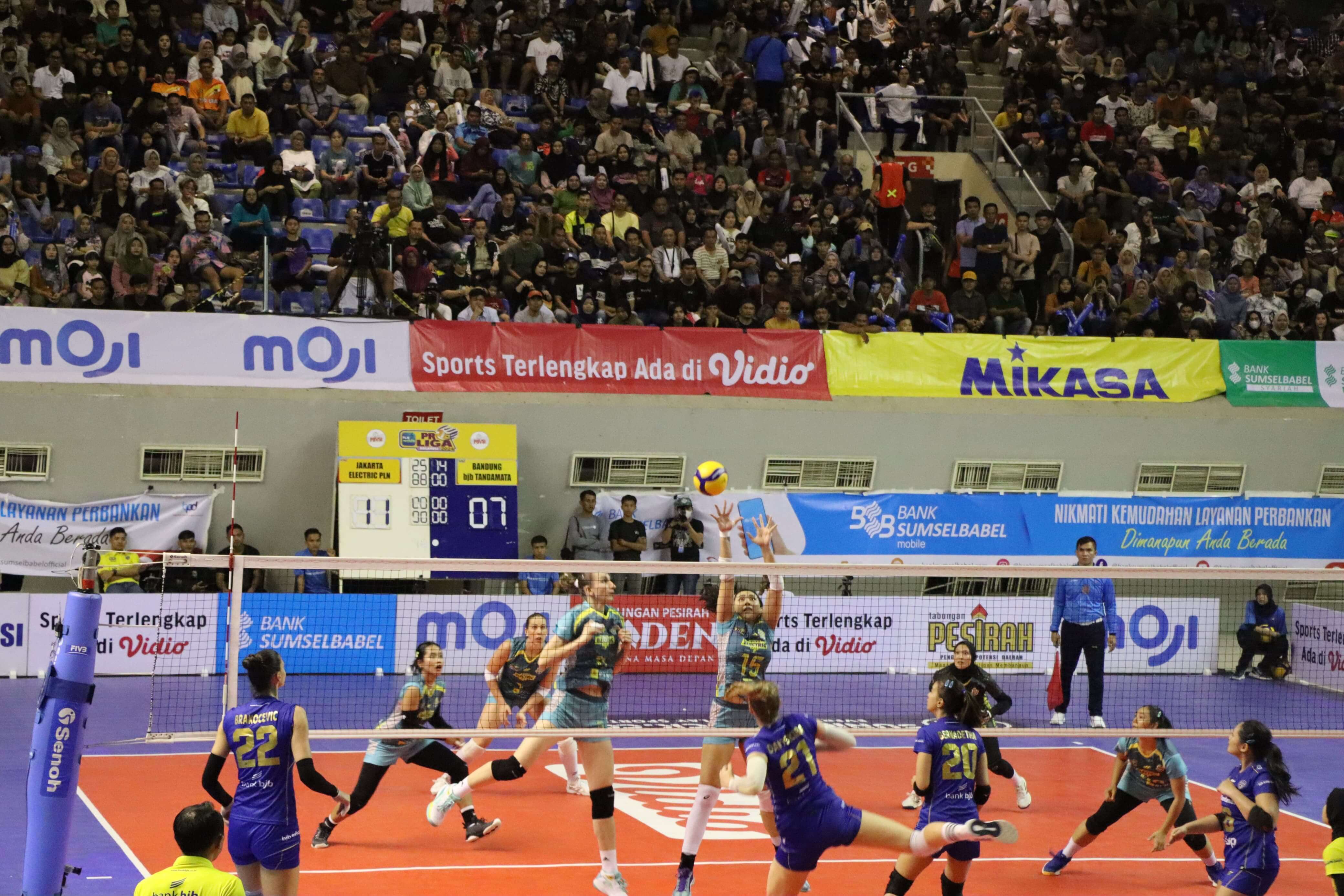 Tumbangkan Bandung BJB Tandamata, Jakarta Electric PLN Jaga Asa Tembus Final Four