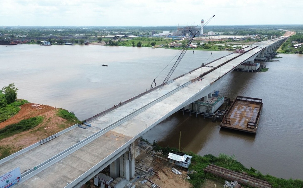 AHY Turun Langsung! Progres Tol Palembang–Betung Hampir 90%, Siap Fungsional Lebaran 2026?