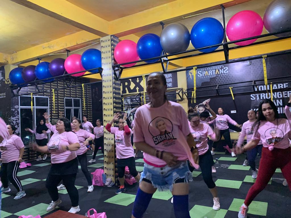 Srikandi Ganjar Jambi Gelar Healthy Day Bareng Komunitas Zumba