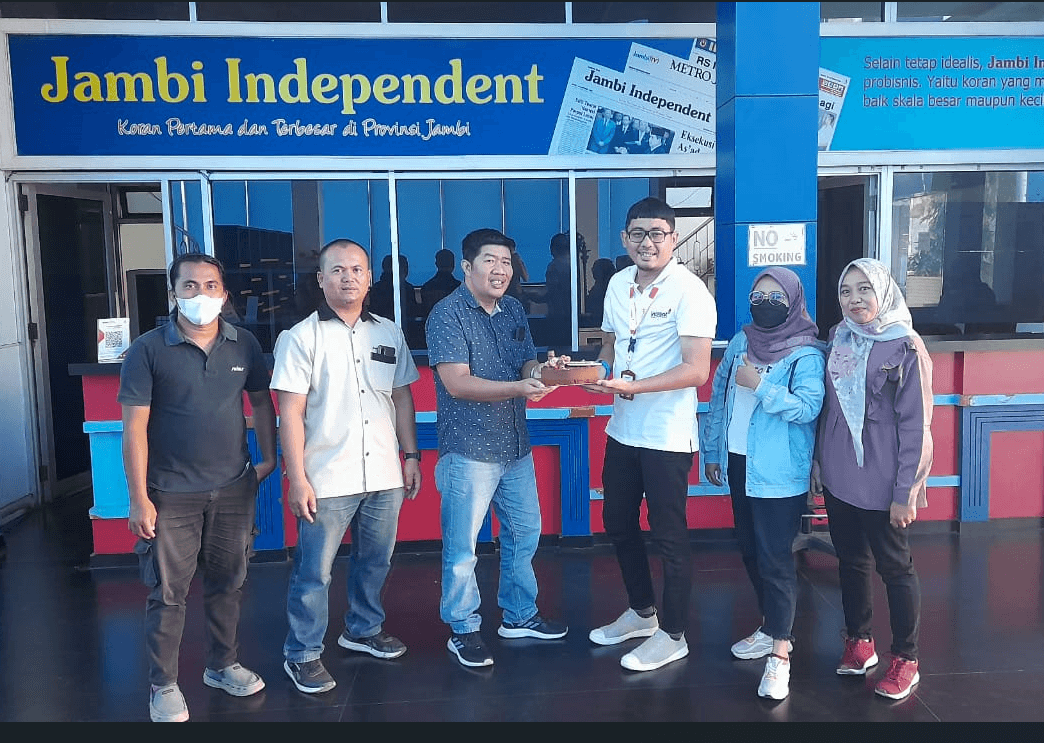 Rayakan Hari Pers Nasional, Indosat Ooredo Hutchison Jambi Kunjungi Harian Pagi Jambi Independent