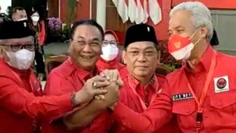 Istilah Celeng Tidak Lagi Berlaku di PDIP, Ganjar dan Bambang Pacul Salam Komando