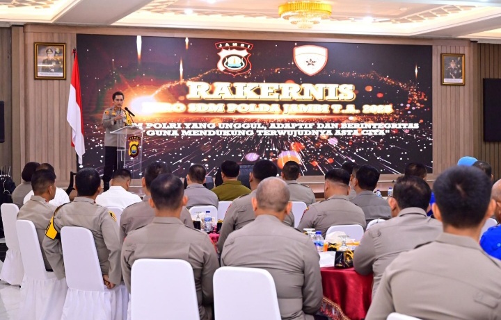 Kapolda Minta Rakernis Fungsi SDM Jadi Momentum Refleksi dan Evaluasi