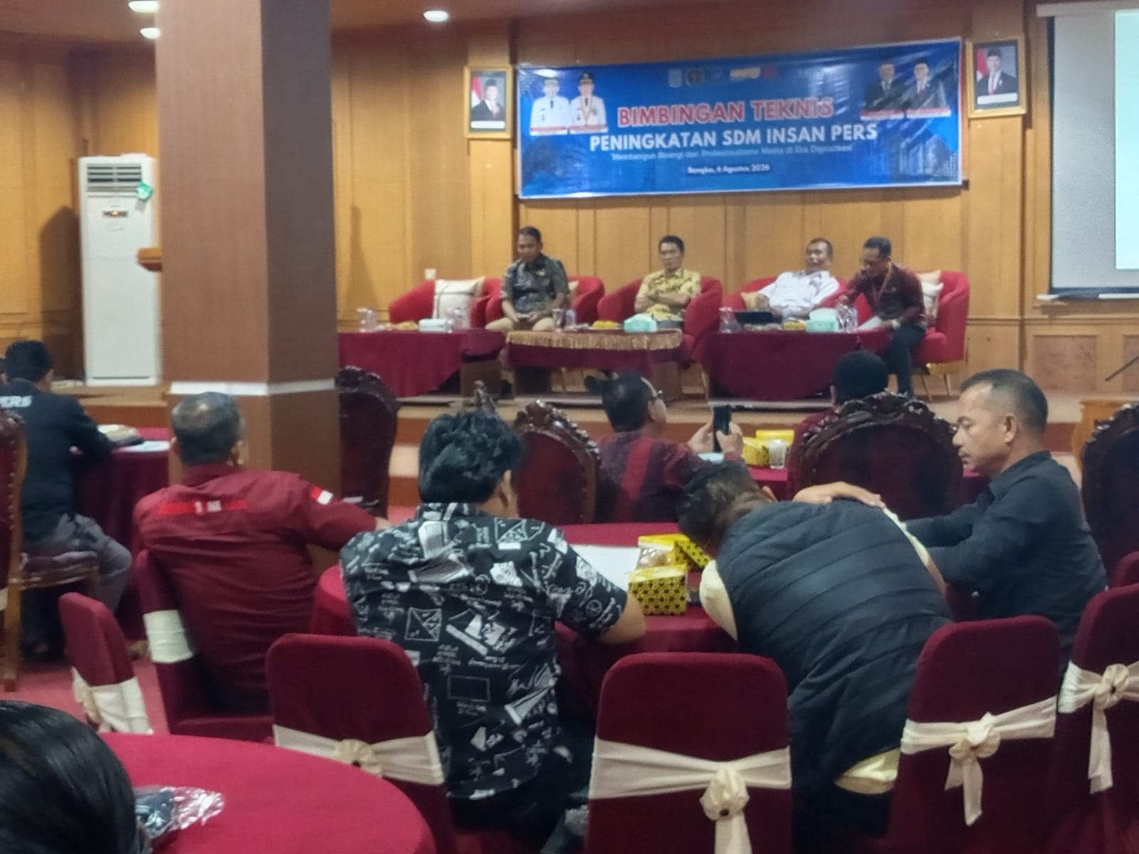 Sinergi dan Perkuat Kompetensi Jurnalistik, Diskominfo Merangin Gelar Bimtek Peningkatan SDM Insan Pers