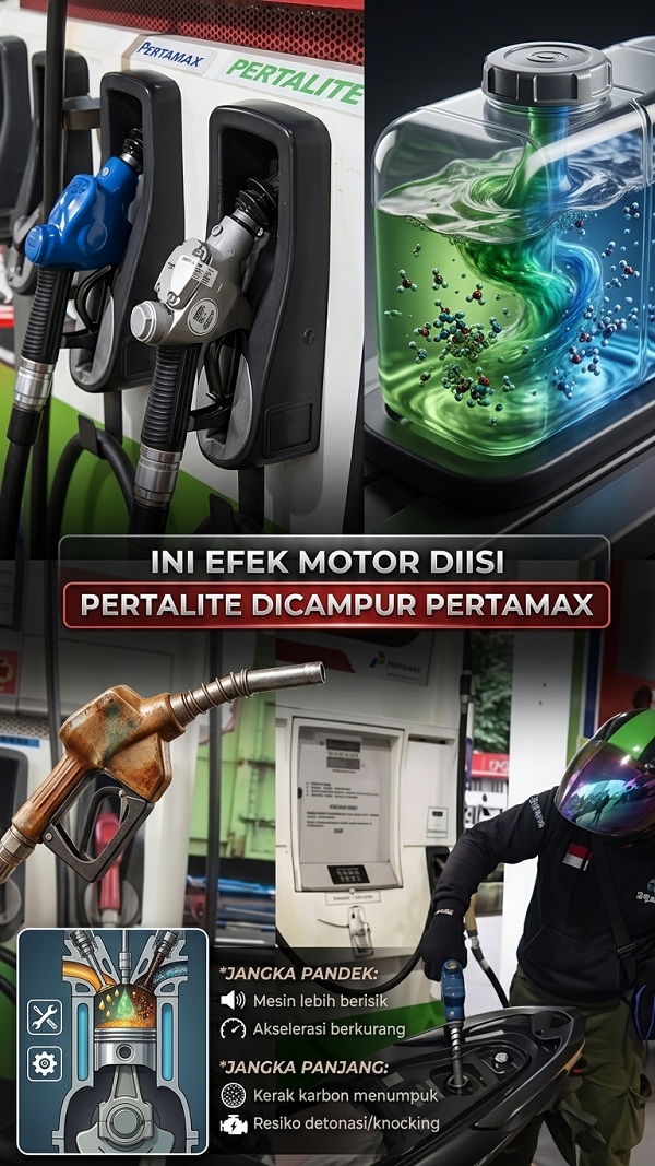 Bensin Campur-Campur, Apakah Aman untuk Mesin Motor?