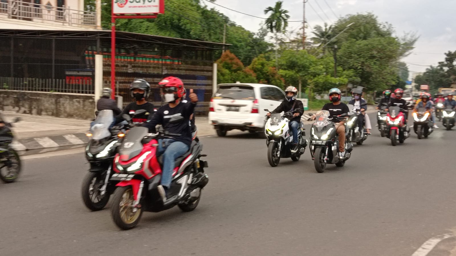 Rasakan Sensasi Berkendara New Honda ADV 160, HAI Jambi Jelajah Kota