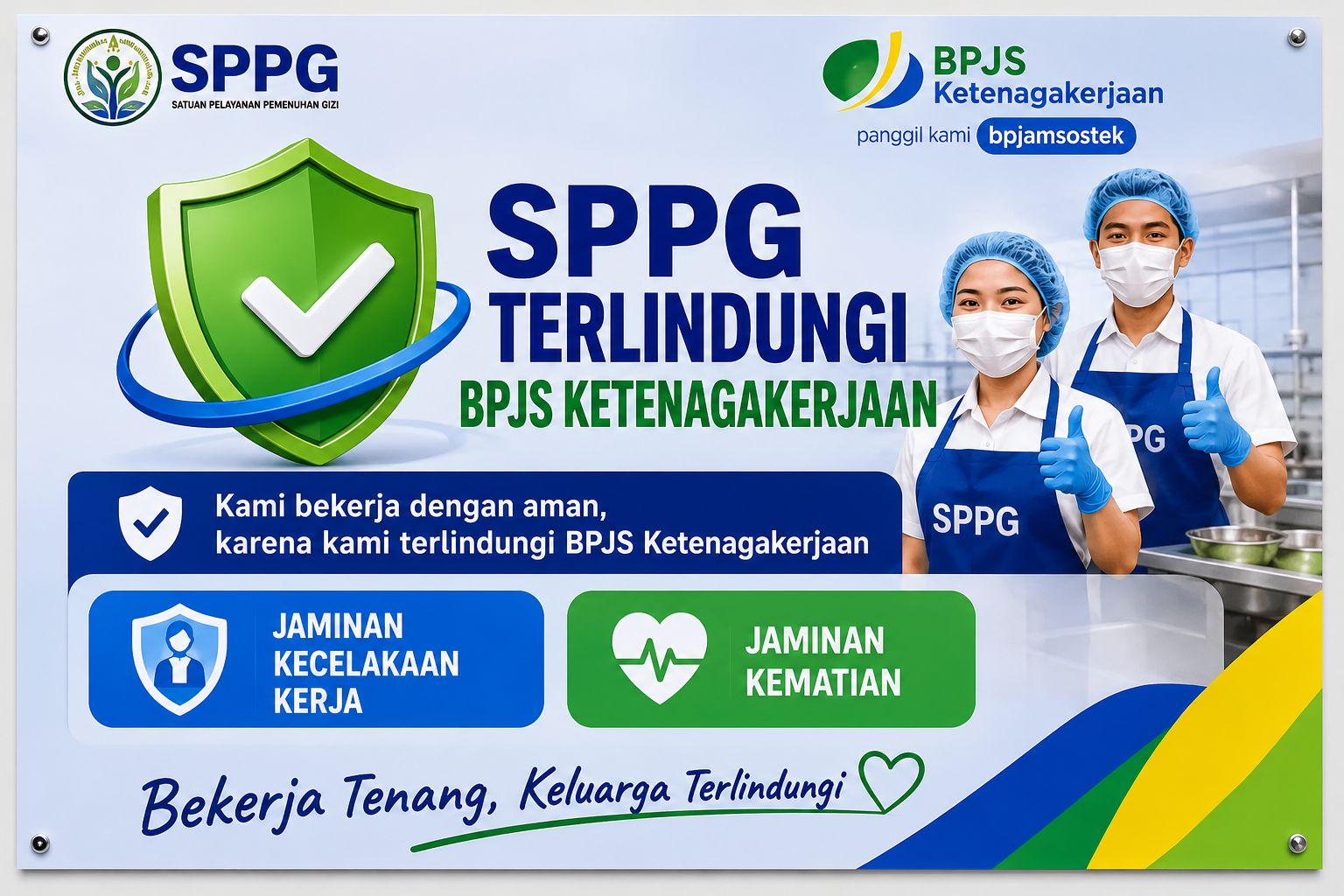 BPJS Ketenagakerjaan Perkuat Perlindungan Relawan dan Pekerja SPPG Program MBG