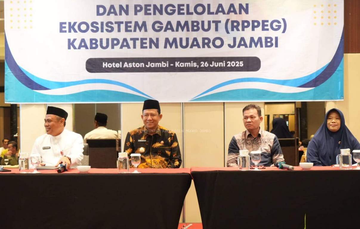 DLH Gelar Sosialisasi RPPEG, Bupati Muaro Jambi Optimistis Gambut Bisa Dikelola Berkelanjutan
