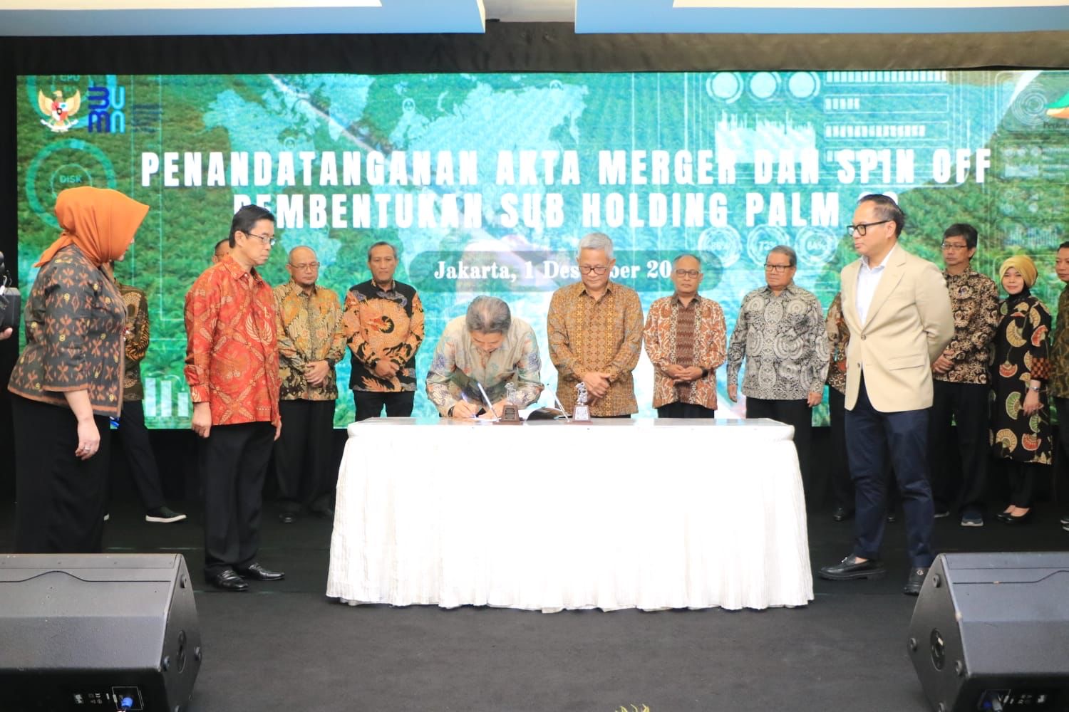 Terbesar di Dunai, Holding PTPN Gabungkan 13 Perusahaan di Subholding PalmCo dan SupportingCo