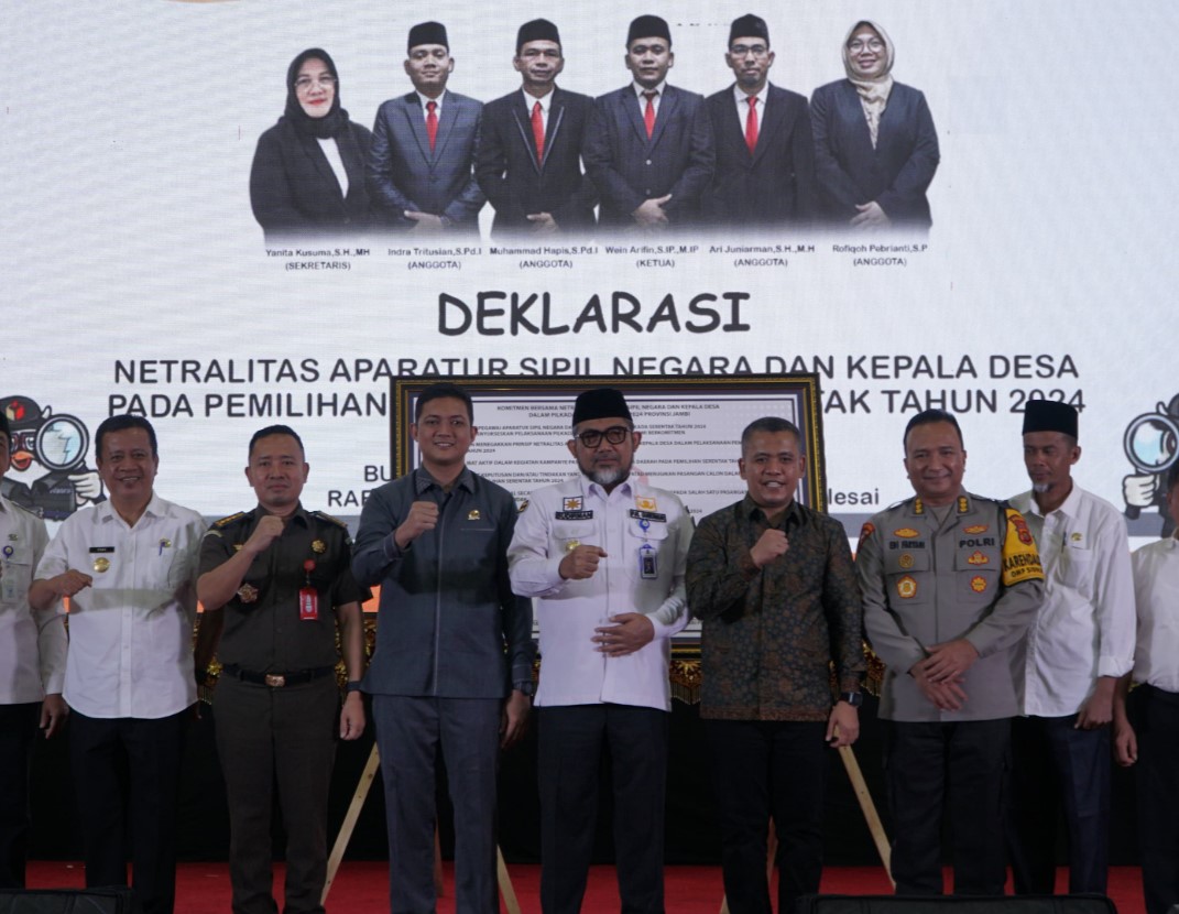 Ketua DPRD Provinsi jambi Hafiz Ajak Masyarakat Awasi Pilkada 2024 dan Ingatkan ASN serta Kades untuk Bersikap