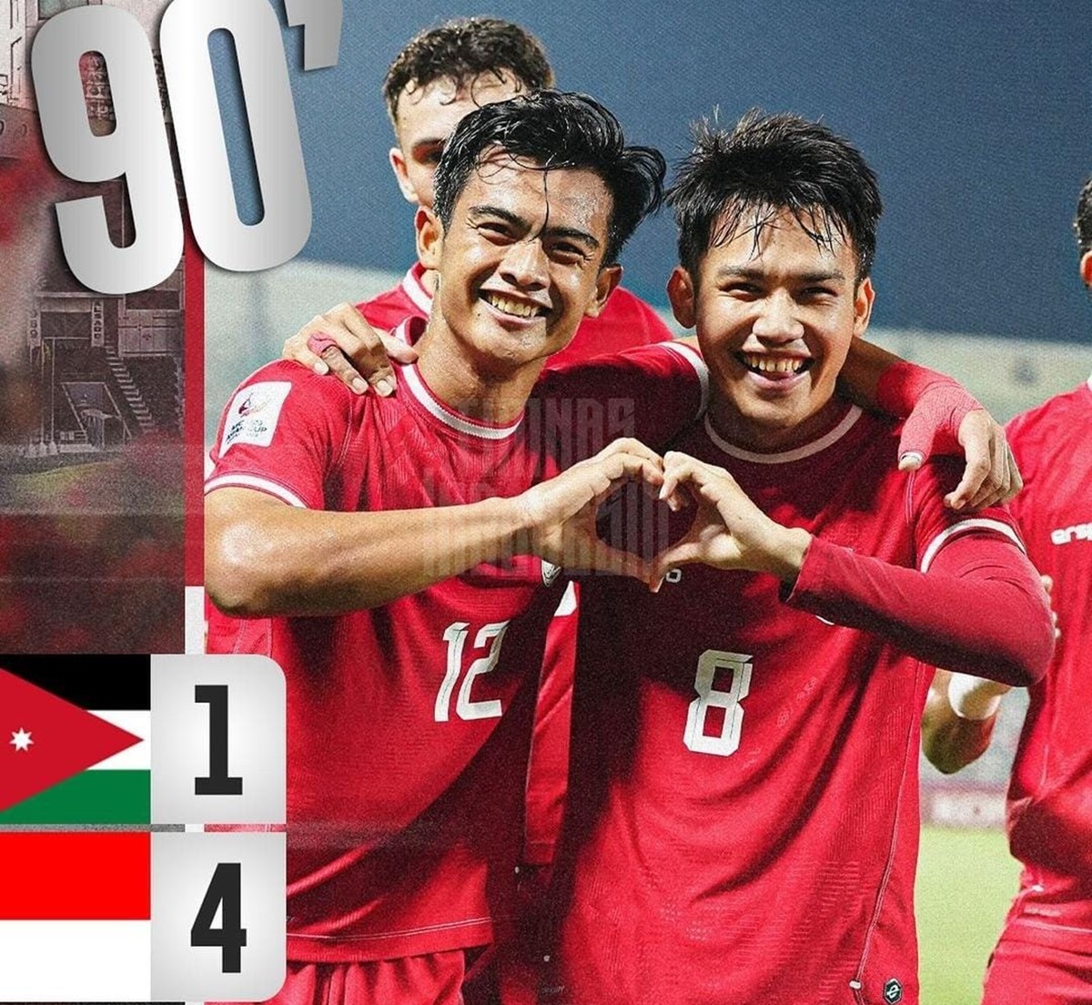 Piala Asia U-23 2024, Babat Yordania dengan skor 4-1, Timnas Indonesia Dipastikan Masuk 8 Besar