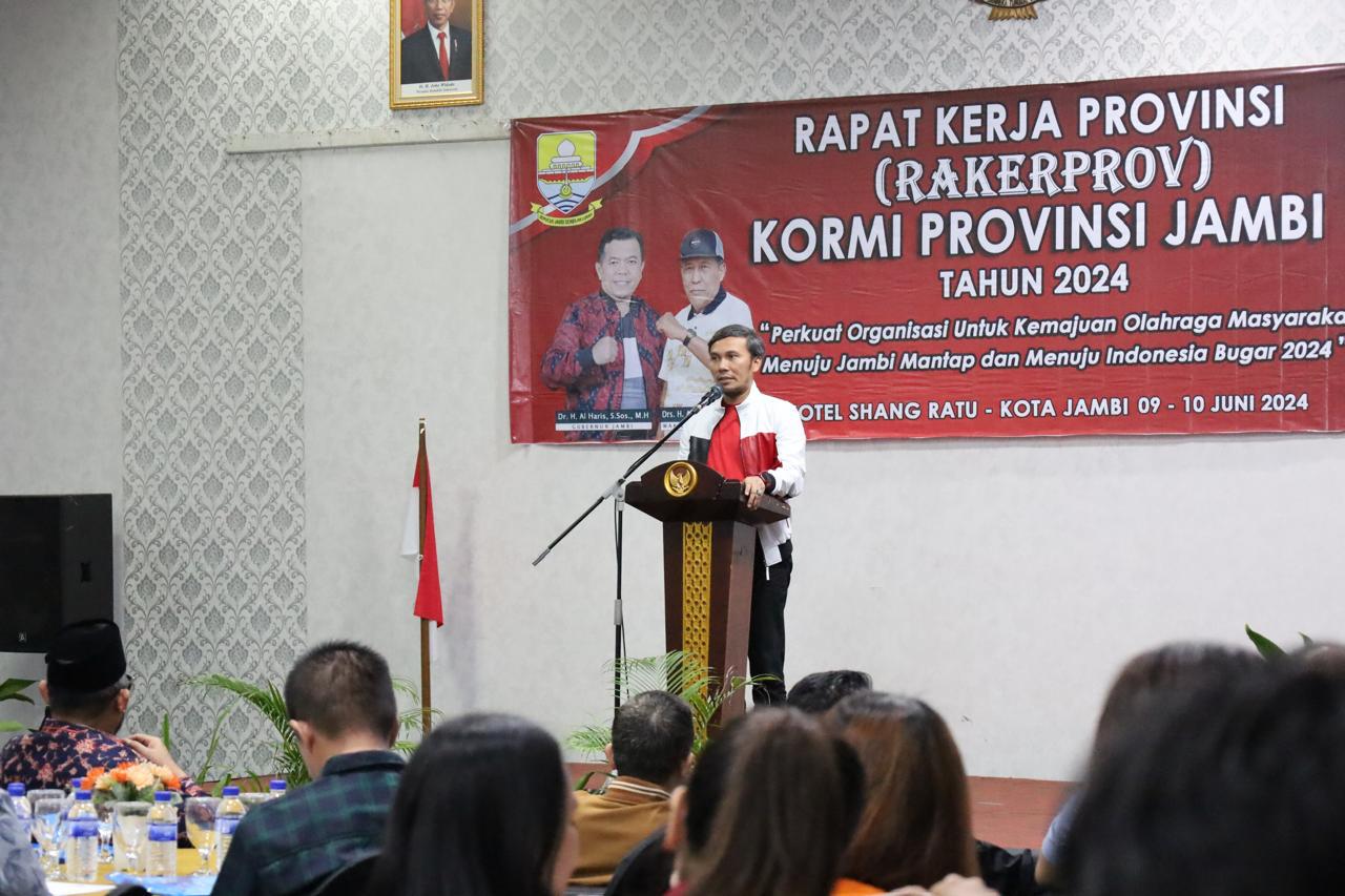 Ketua DPRD Jambi Hadiri Rakerprov Kormi Jambi, Bahas Program Kerja 2024 dan 2025