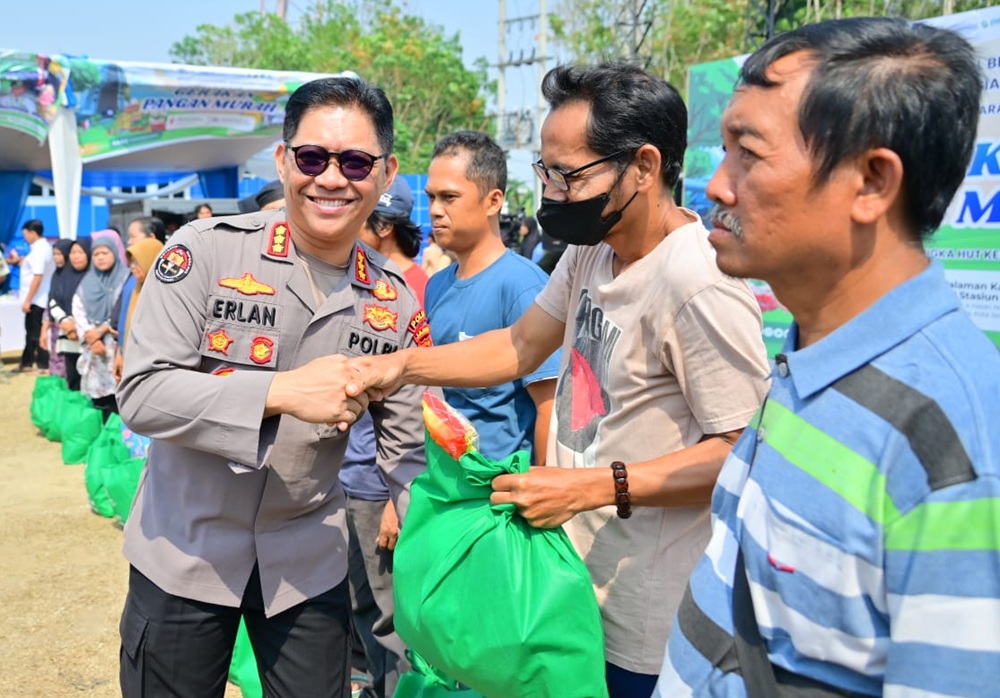 Warga Bisa Dapat Pangan Lebih Terjangkau, Polda Jambi Dukung Gerakan Pangan Murah