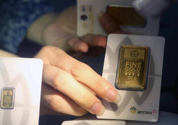 Naik Lagi! Harga Emas Antam Kembali Cetak Rekor Tertinggi Rp2.198 Juta per Gram