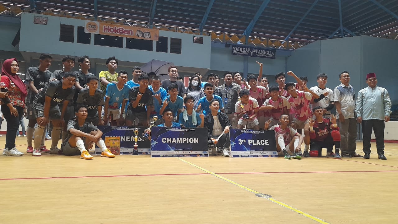 Jambi Independent Futsal Competition 2022 Usai, SMAN 2 Kota Jambi Raih Champion 