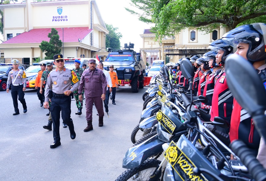 Operasi Lilin 2025, Polda Jambi Sebar 1.507 Personel dan 26 Pos Pam