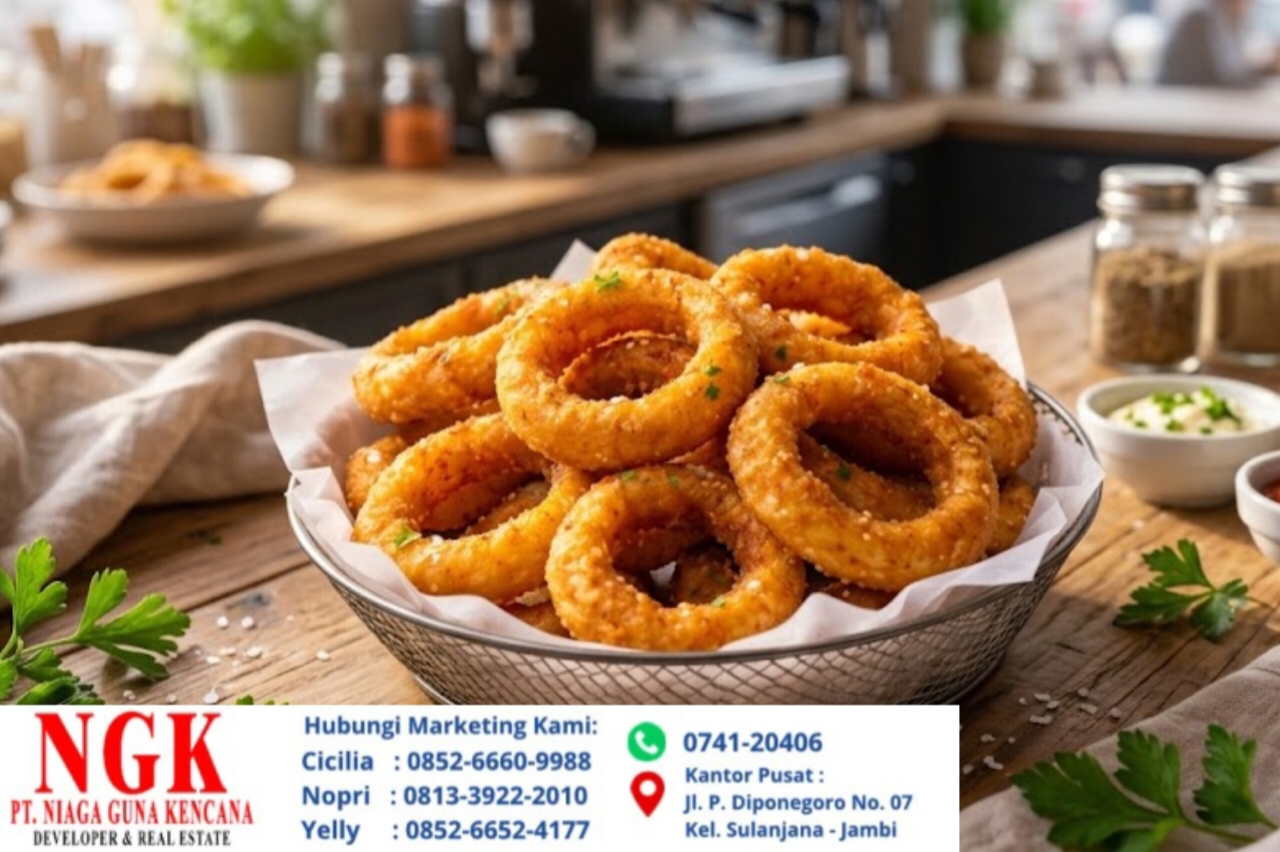 Resep Membuat Onion Ring Renyah, Camilan Populer Dan Kekinian