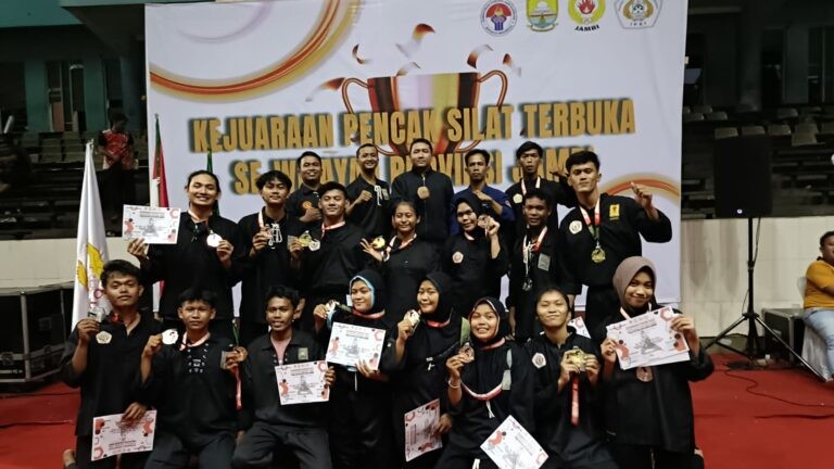 UKM Pencak Silat UNJA Raih 9 Medali dalam Kejuaraan Pencak Silat Terbuka IPSI se-Provinsi Jambi