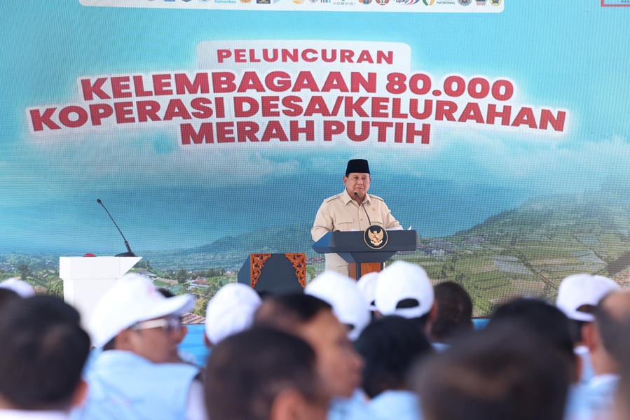 Luncurkan 80 Ribu Kopdes Merah Putih, Prabowo: Kemerdekaan Sejati adalah Kemerdekaan Ekonomi