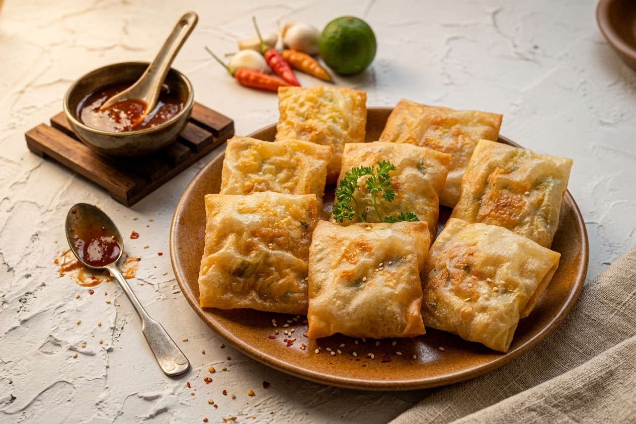 Resep Martabak Telur Mini Kulit Lumpia yang Renyah dan Gurih