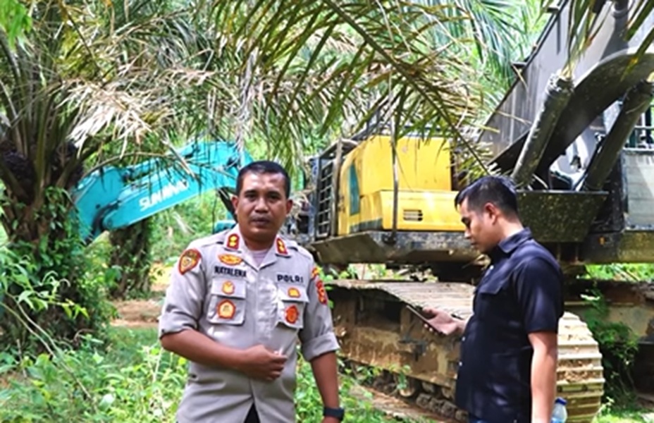 Masih Bandel! Polres Bungo Razia PETI di Timbolasi, 2 Unit Excavator Diamankan