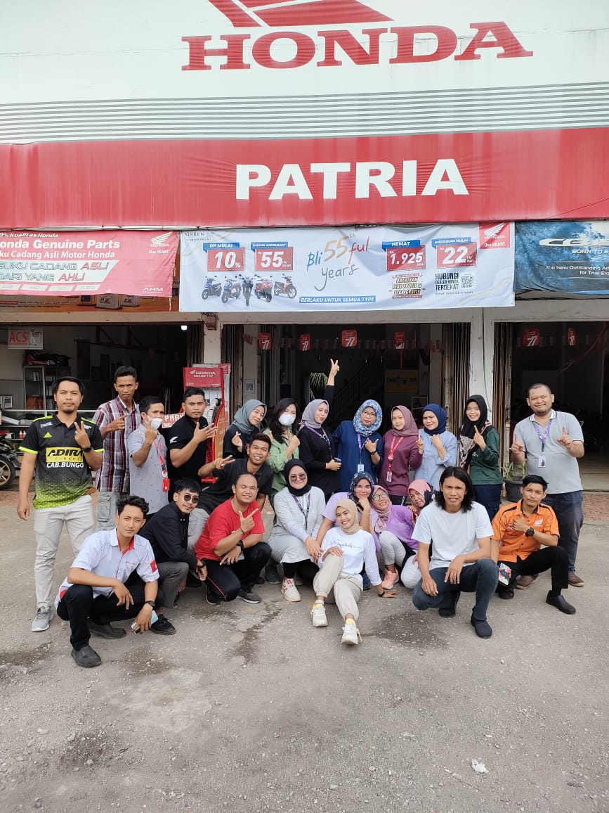 Gandeng Warga dan Konsumen, Dealer Honda Patria Sarolangun Gelar Senam Sehat