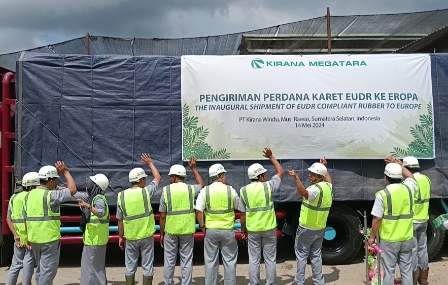 PT Kirana Windu Berhasil Mengirim Karet EUDR Pertama ke Eropa, Tonggak Sejarah bagi Industri Karet Indonesia