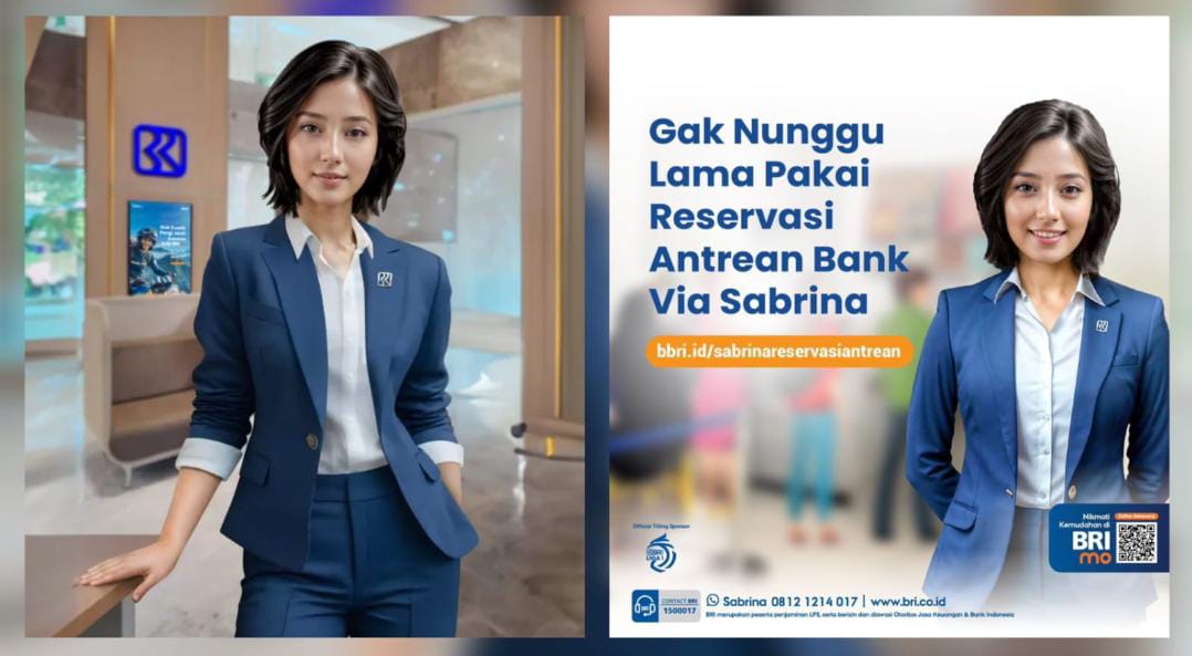 Gak Nunggu Lama, Pakai Reservasi Antrean Bank BRI via Sabrina