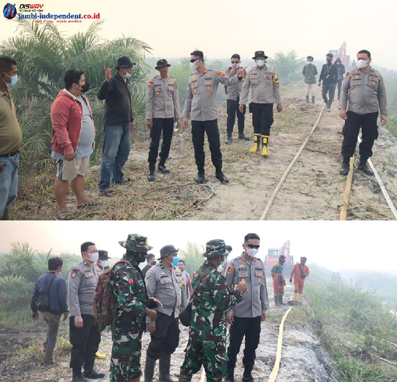 Api Belum Padam, Mereka Tetap Berjuang! Begini Cara Kapolres Muaro Jambi Jaga Personel di Tengah Karhutla