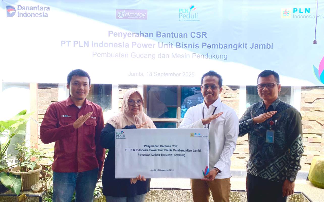 PT PLN Indonesia Power Unit Bisnis Pembangkitan Jambi Kembali Salurkan Bantuan TJSL/CSR Kepada UMKM Binaan