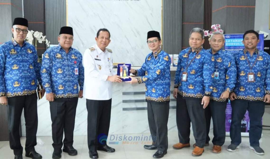Bupati Muaro Jambi Tegaskan Komitmen Good Governance Lewat Audiensi dengan BPKP Jambiq