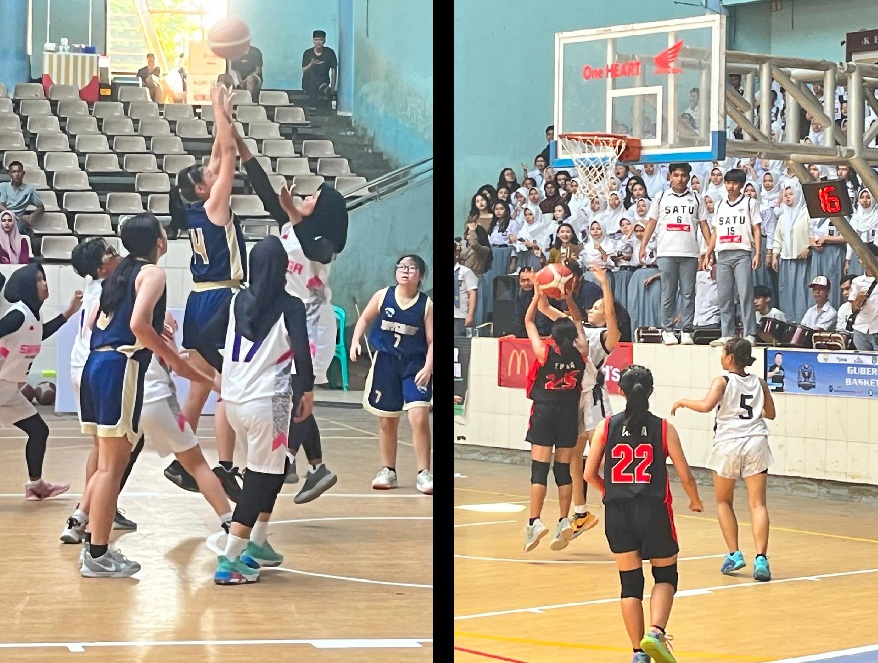 Smanel Takluk! Tim Putri Smansa Kota Jambi Ketemu Xaverius 1 di Final Gubernur Cup Basketball 2025