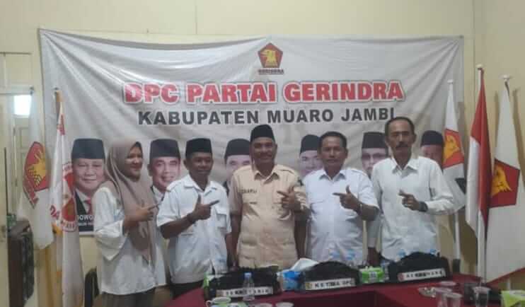 Pengurus DPC Partai Gerindra Muaro Jambi Usulkan Gibran Jadi Cawapres Prabowo