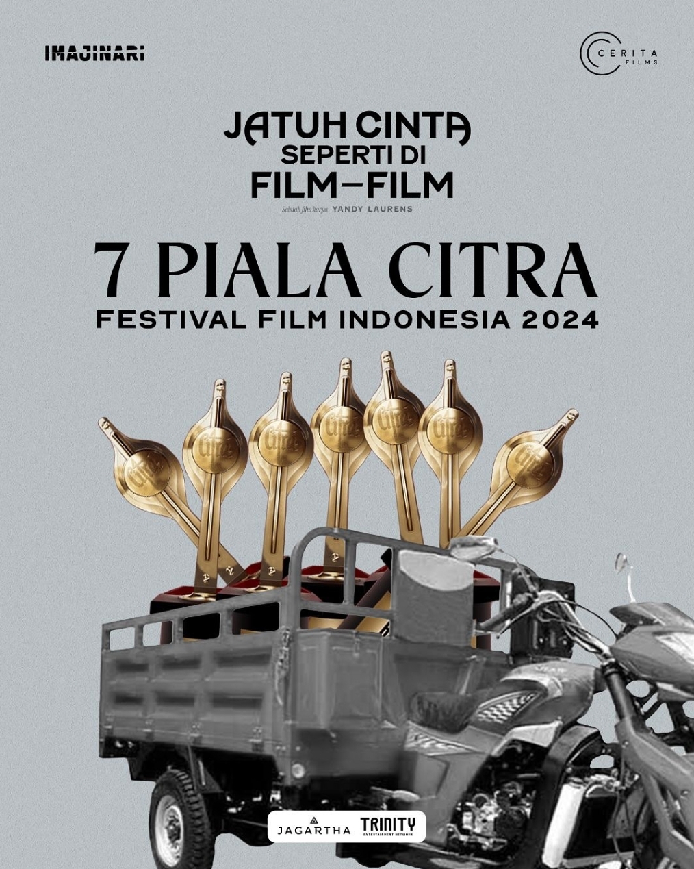 Sejarah Baru di Festival Film Indonesia 2024: Dominasi Film Jatuh Cinta Seperti di Film-film