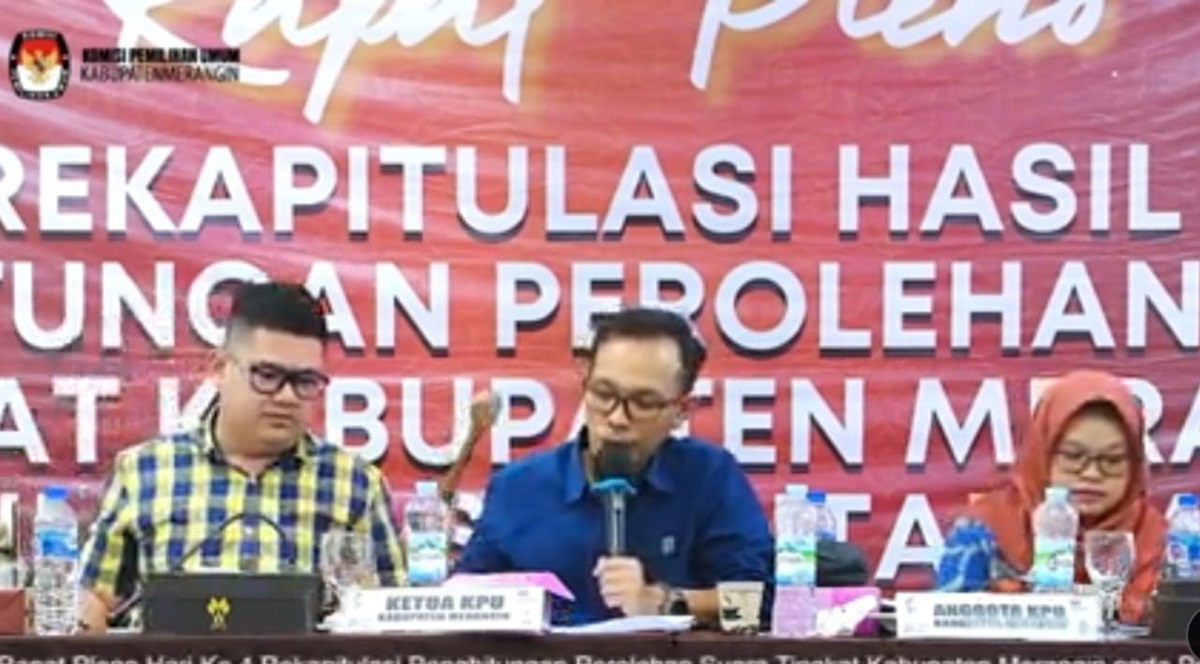 Pleno KPU, Syukur-Khafid Raih Suara Terbanyak Pilbup Merangin di Pilkada 2024